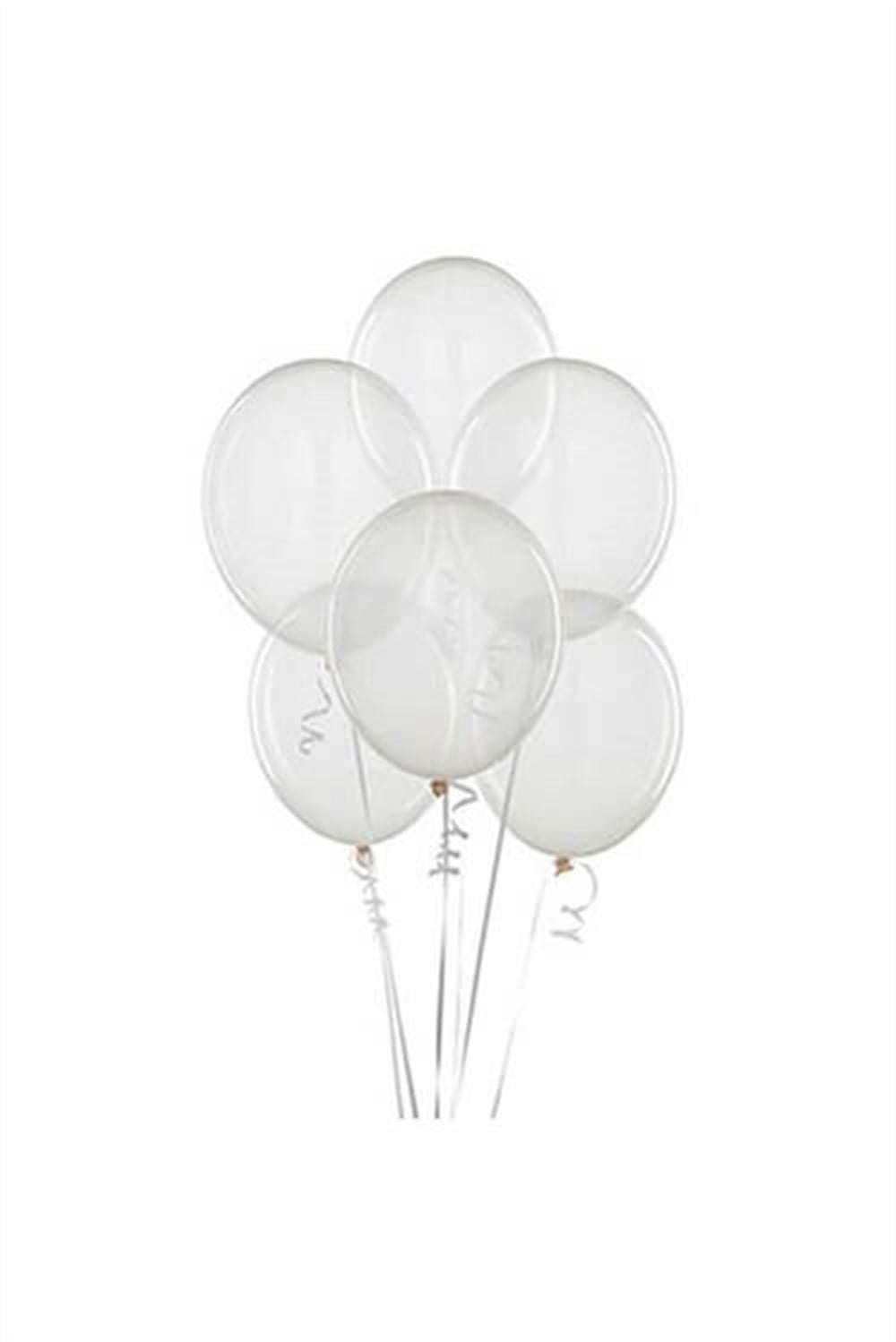 Metalik BalonlarMat Balon Şeffaf 10'lu PaketBALONEVİ