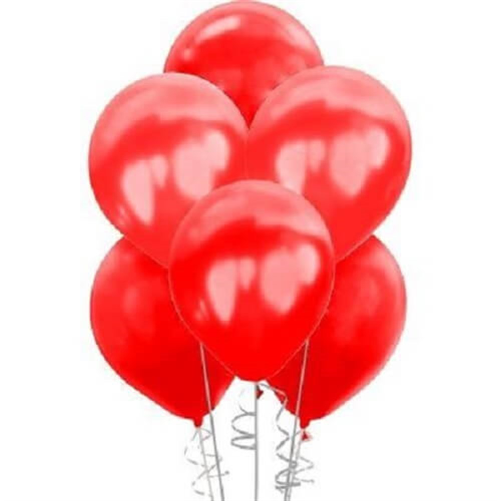 Metalik BalonlarMetalik Balon Kırmızı 10 'lu PaketBALONEVİ