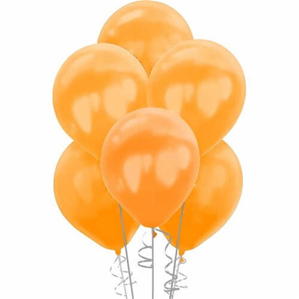 Metalik BalonlarMetalik Balon Turuncu 10 'lu PaketBALONEVİ