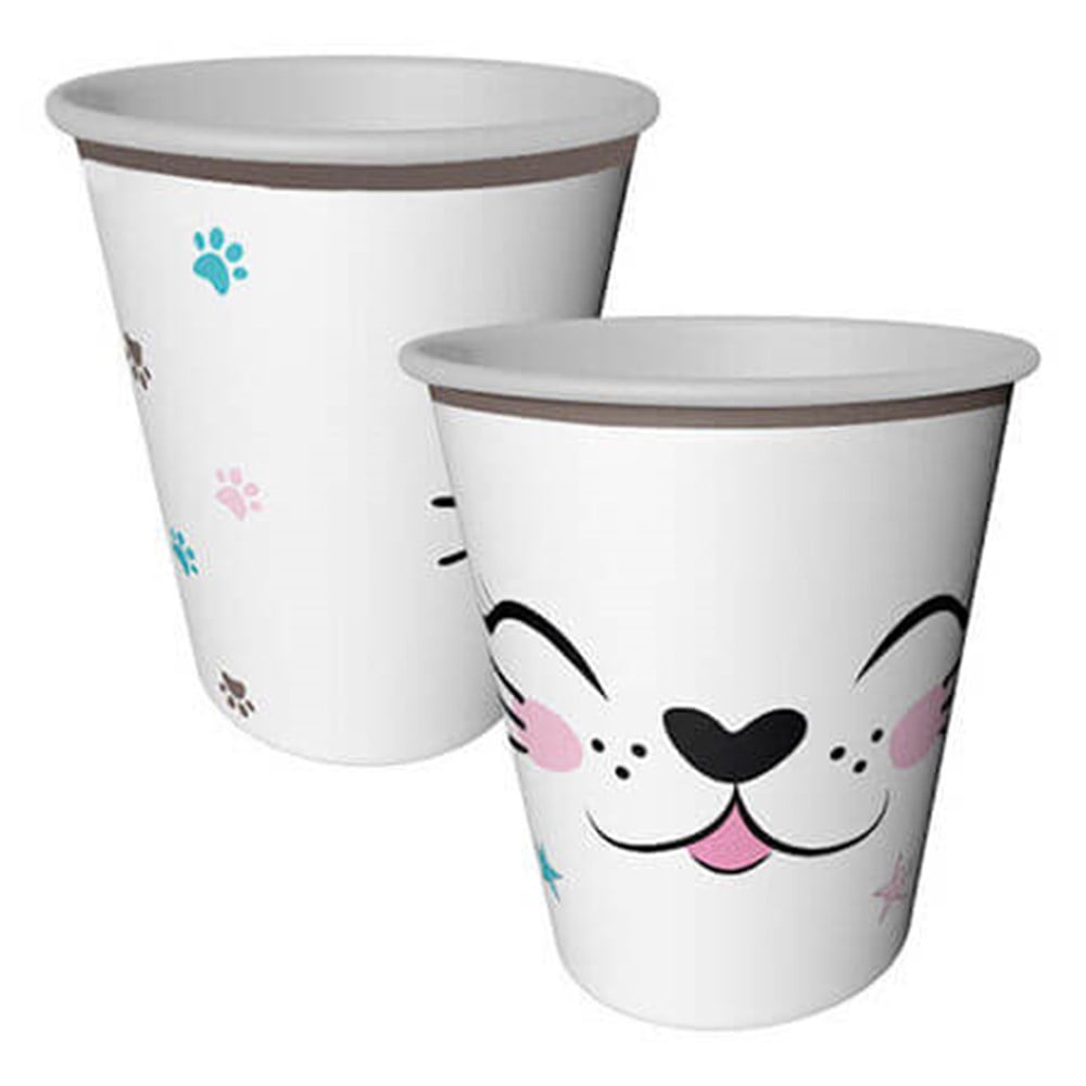 Lisanslı BardaklarMiss Cat Temalı Karton Bardak 8'liBalonevi