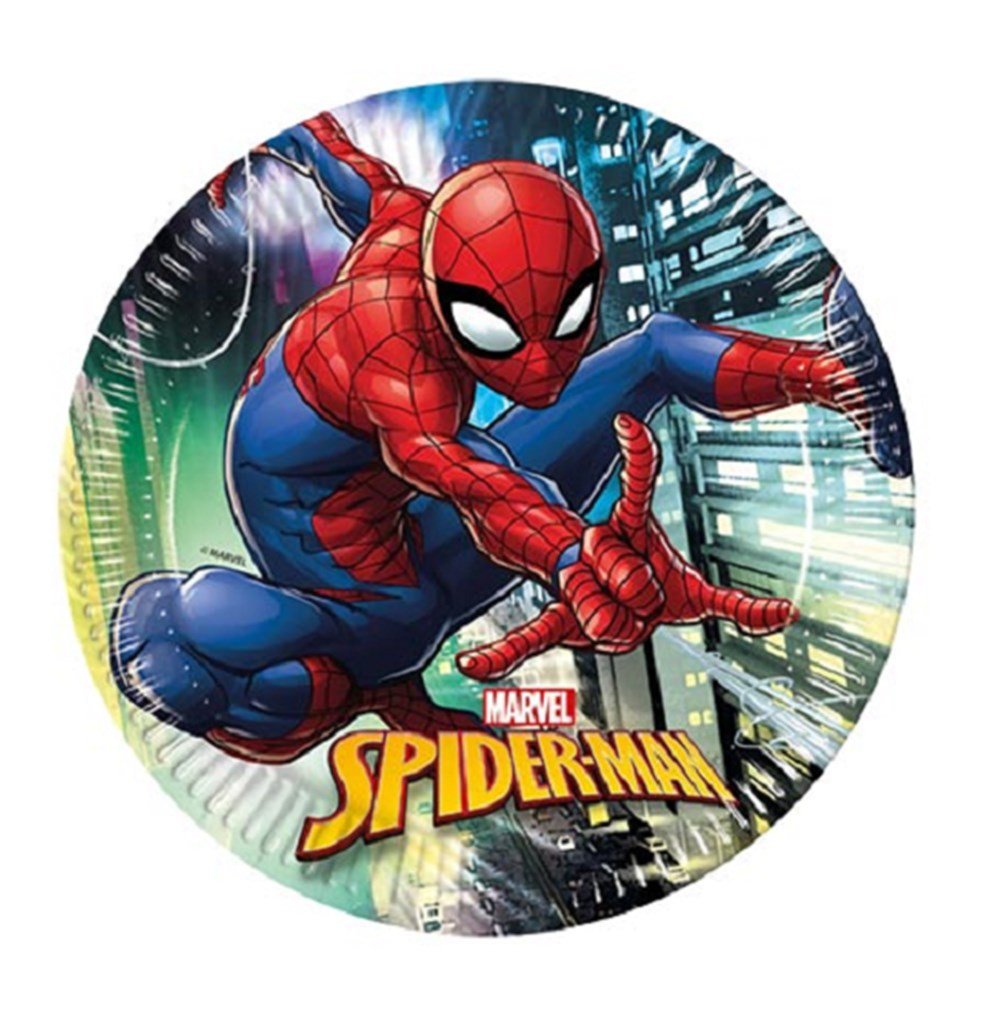 Lisanslı TemalıTabaklarSpiderman Lisanslı Karton Tabak 23 cm 8 AdetBalonevi