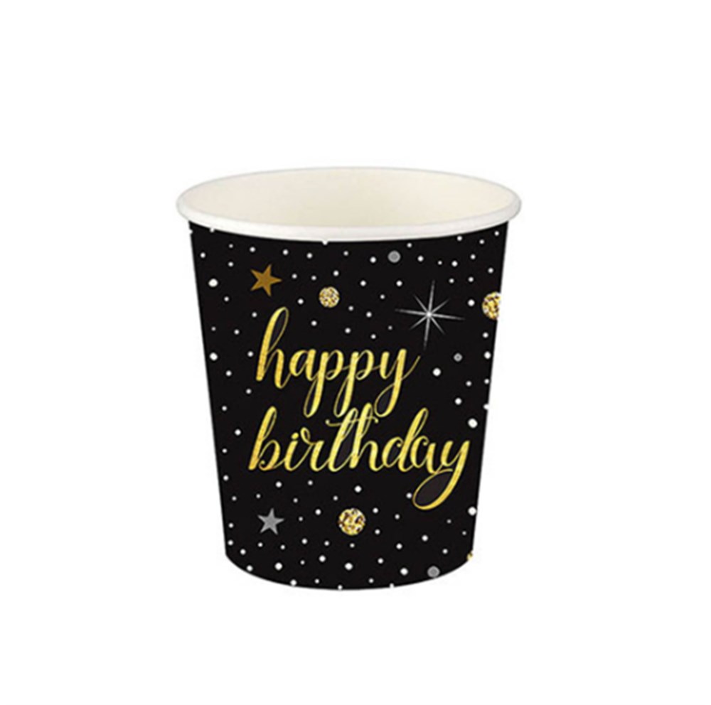 Roll-Up Karton Bardak IşıltılıDüz Renk Karton Bardaklar