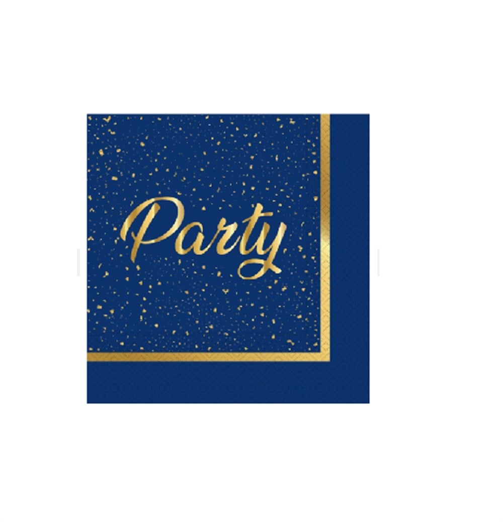 Roll-Up Party Dreams Peçete Parti Zamanı LacivertDüz Renk Peçeteler