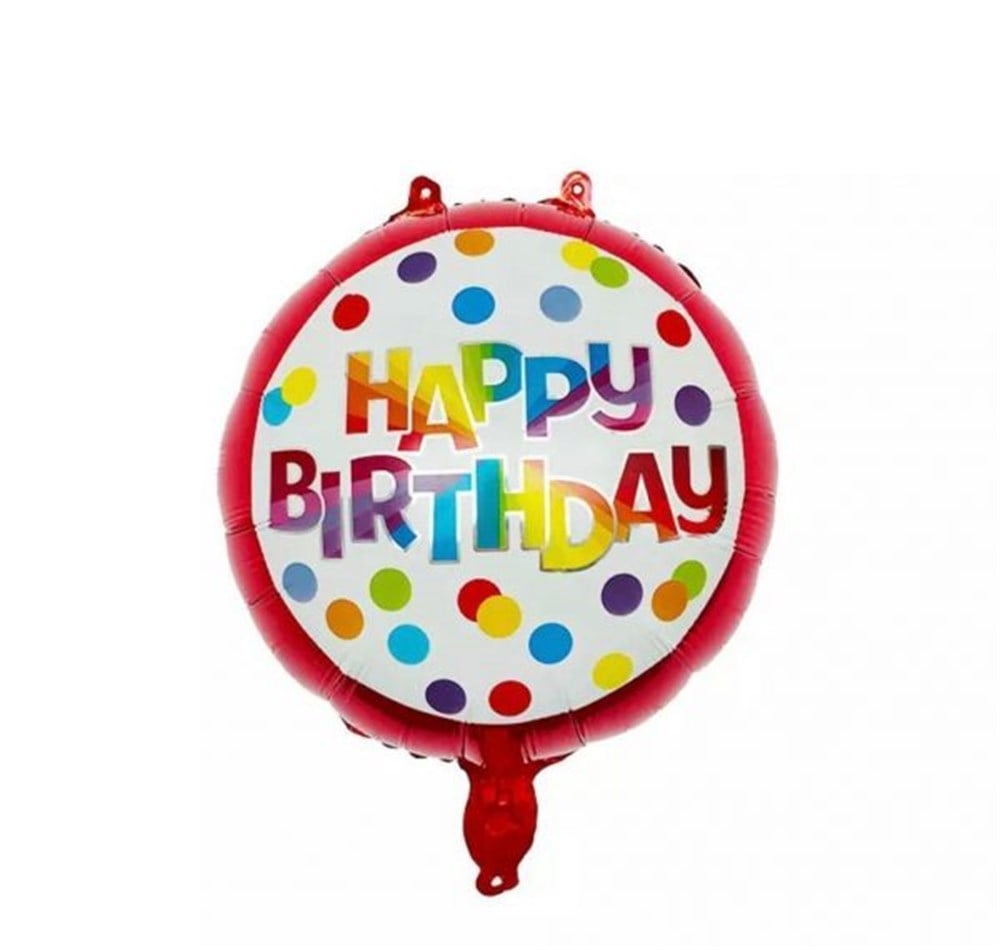 Diğer Folyo BalonlarFolyo Balon Happy Birthday Kırmızı 45 cmHK Ticaret