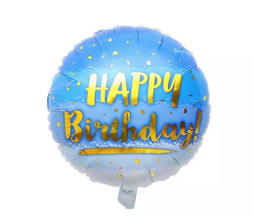 Diğer Folyo BalonlarFolyo Balon Happy Birthday Mavi 45 cmHK Ticaret