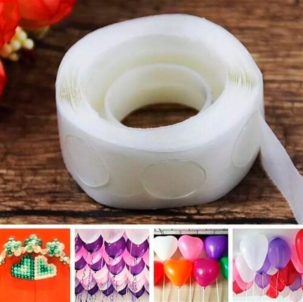 Balon AksesuarlarıÇift Taraflı Balon Yapıştırma Bandı İthal
