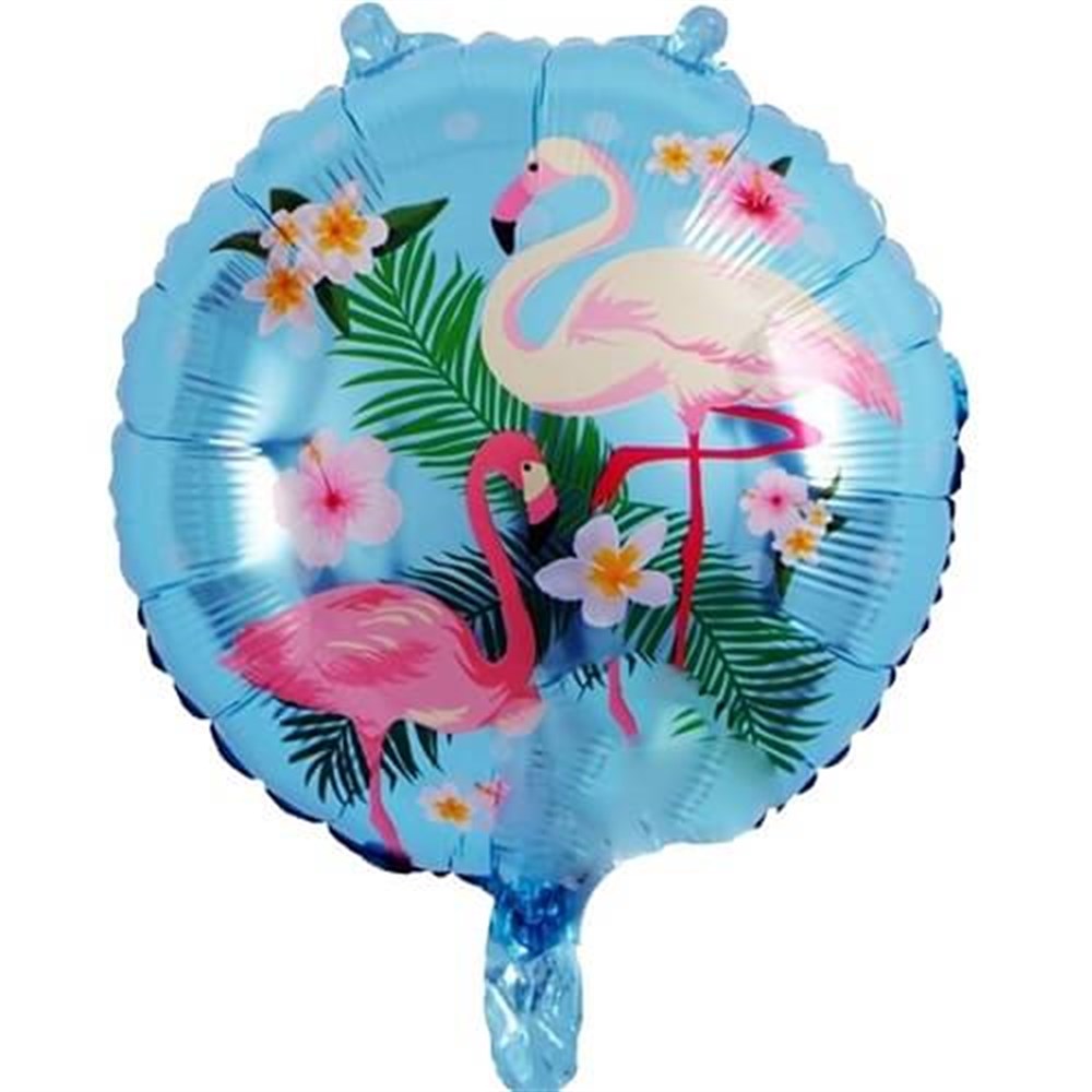 Folyo Balon Temalı ÇeşitleriFlamingo Mavi Temalı Folyo Balon 45 cmİTHAL