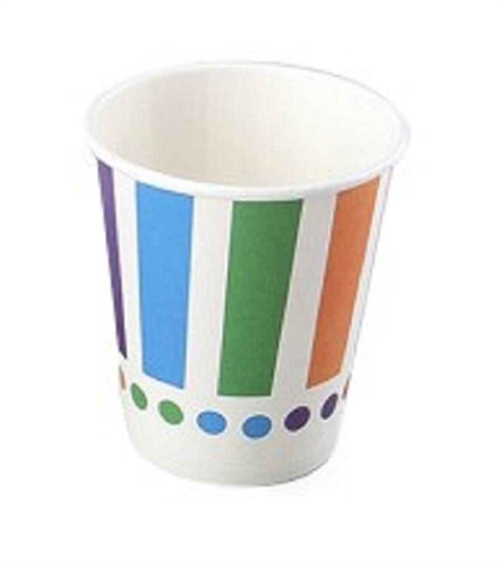 Renkli Karton BardaklarGökkuşağı Karton Bardak 8 Adetİthal