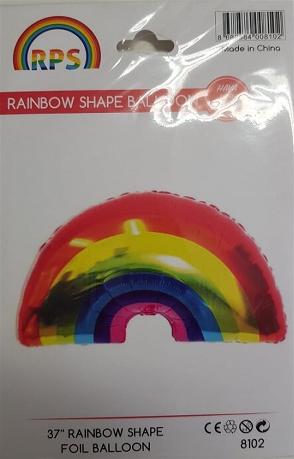 Folyo Balon Temalı ÇeşitleriGökkuşağı Raınbow Folyo Balon 90cmİthal