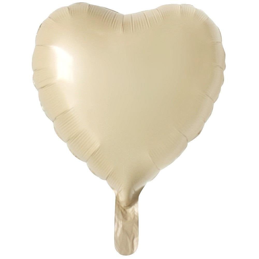 Folyo Balon Kalp ÇeşitleriKalp Folyo Balon Krem Ten 45 cmİTHAL