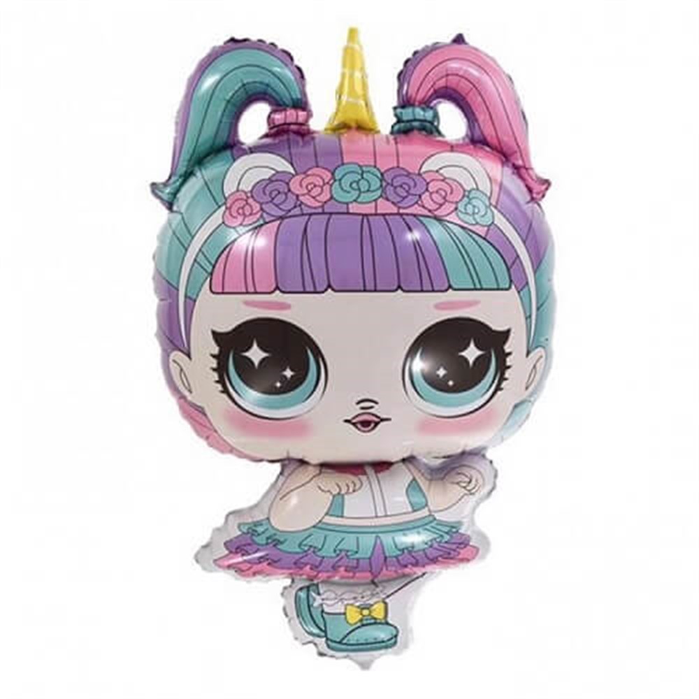 Folyo Balon Temalı ÇeşitleriLol Bebek Unicorn Pet Temalı Folyo Balon 80 cmİTHAL