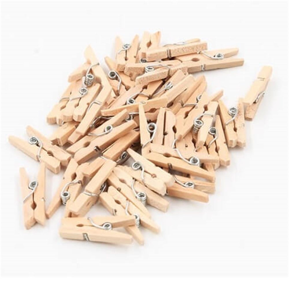 Aksesuarlar ve HediyeliklerMini Mandal Naturel 2,5mm 100 AdetİTHAL