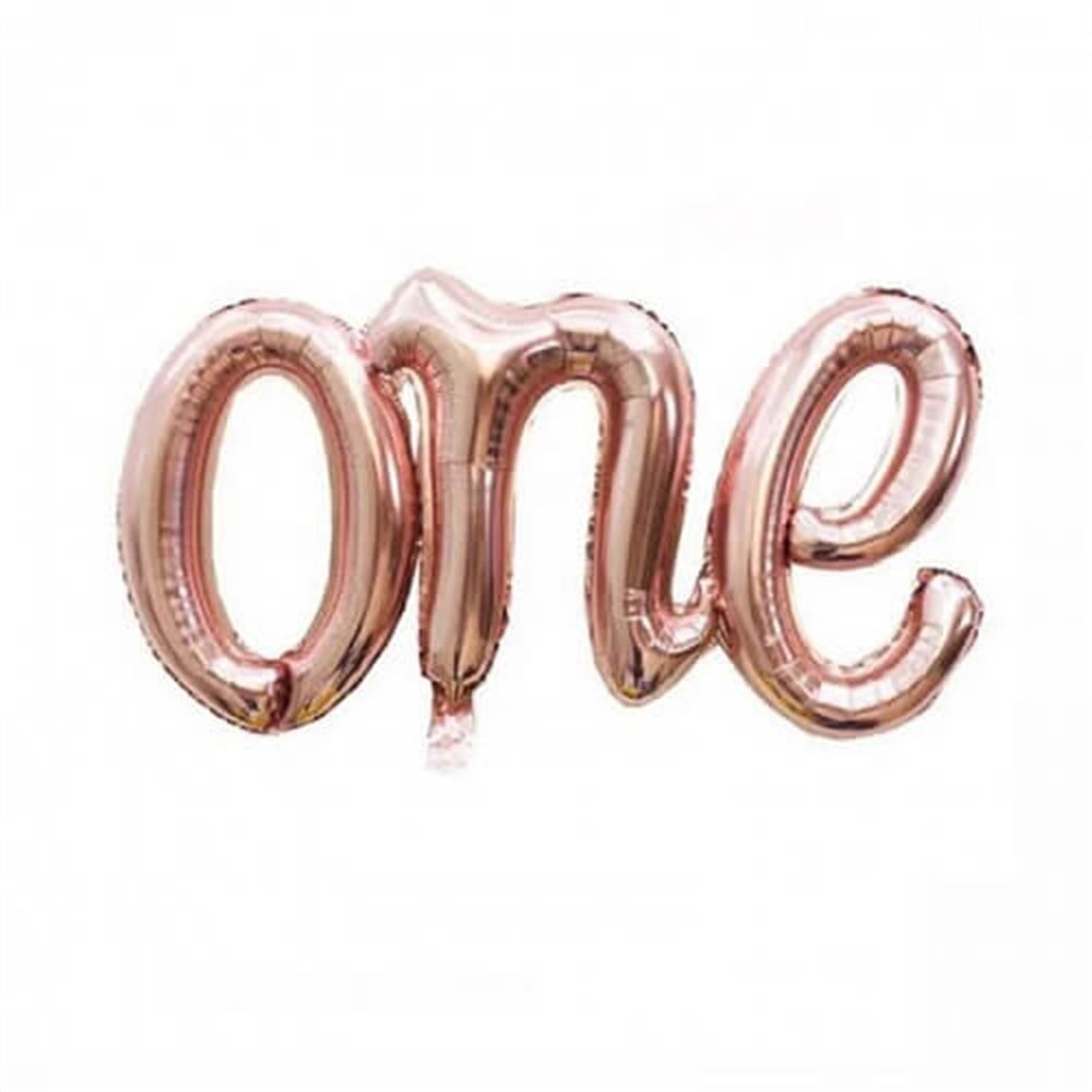 Diğer Folyo BalonlarOne İmza Folyo Balon Rose Gold (Bronz) 107 cmİTHAL