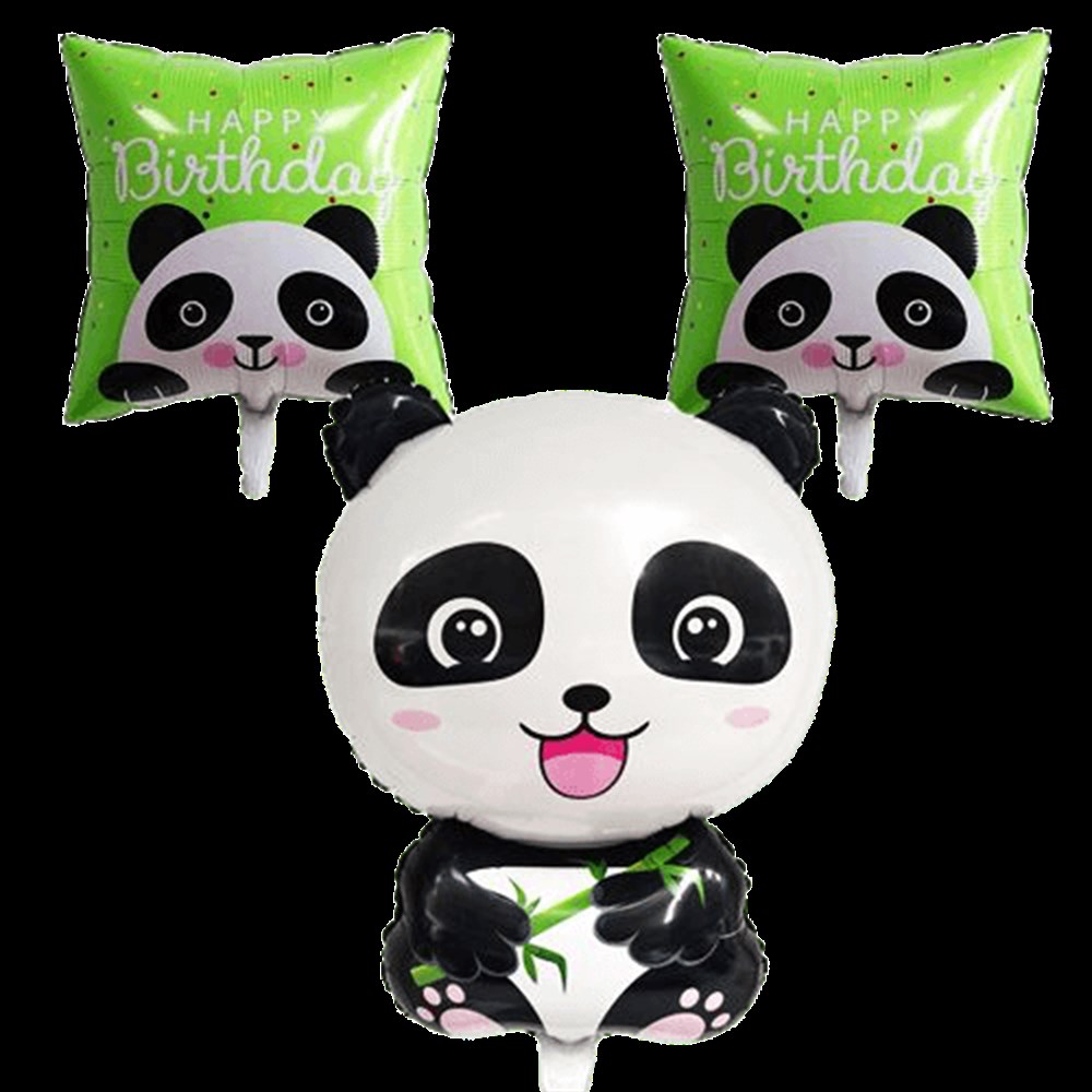 Folyo Balon SetlerPanda Folyo Balon 3'lü Set 45cm-70cmİTHAL