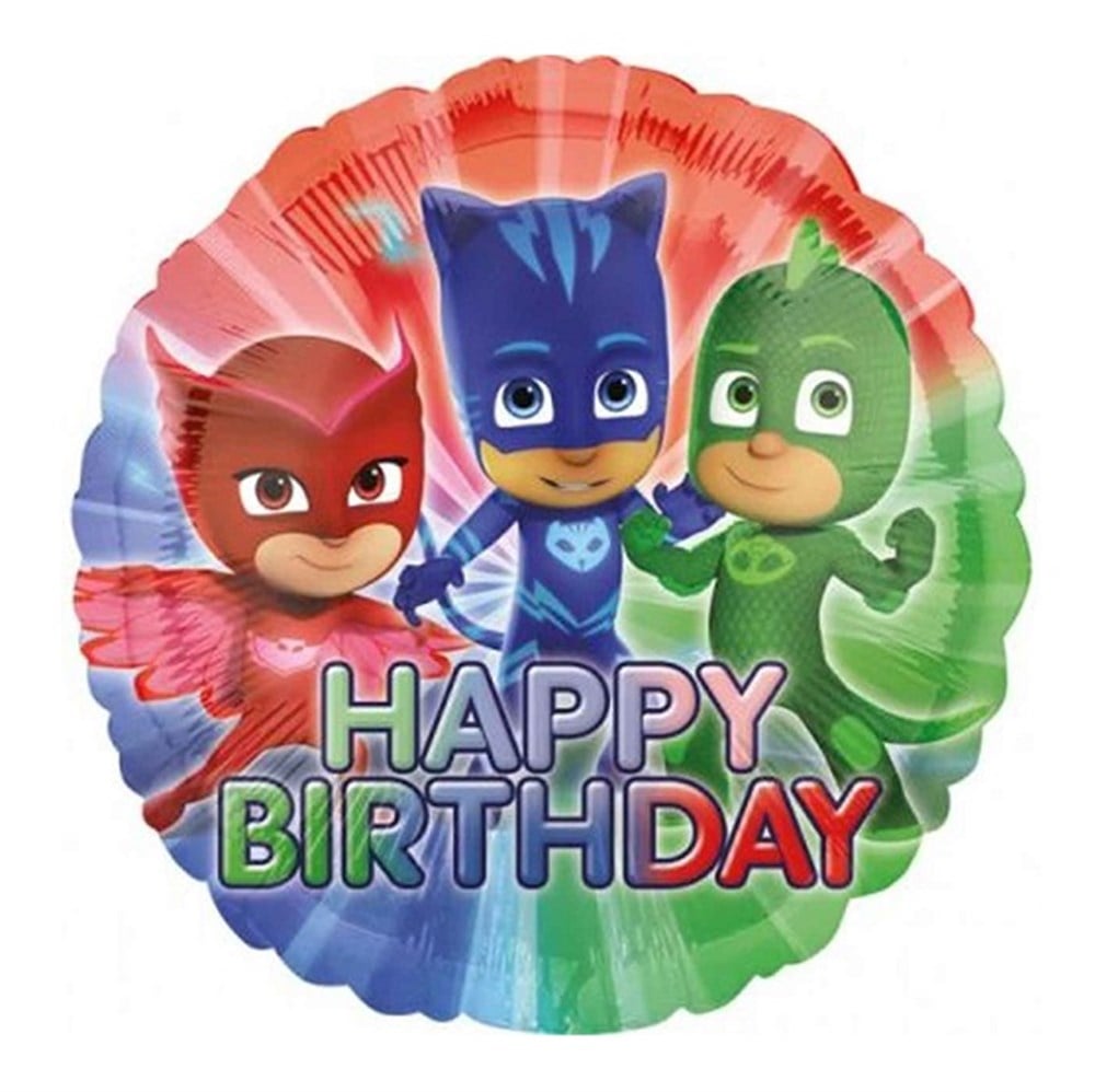 Folyo Balon Figürlü Temalı ÇeşitleriPj Masks Figürlü Temalı Folyo Balon 45 cmİthal