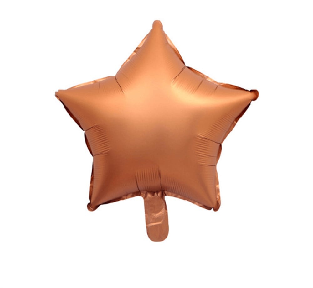 Folyo Balon Yıldız ÇeşitleriYıldız Folyo Balon (Krom-Mırror) Bakır 45 cmİTHAL