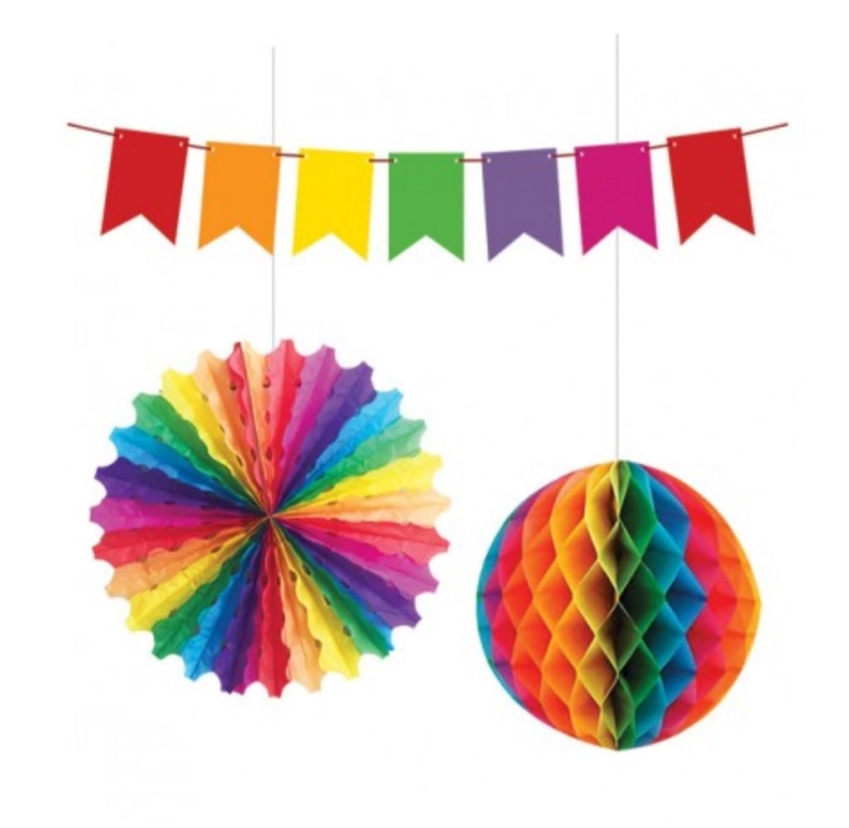 Kağıt Set Süs Karışık Üçlü