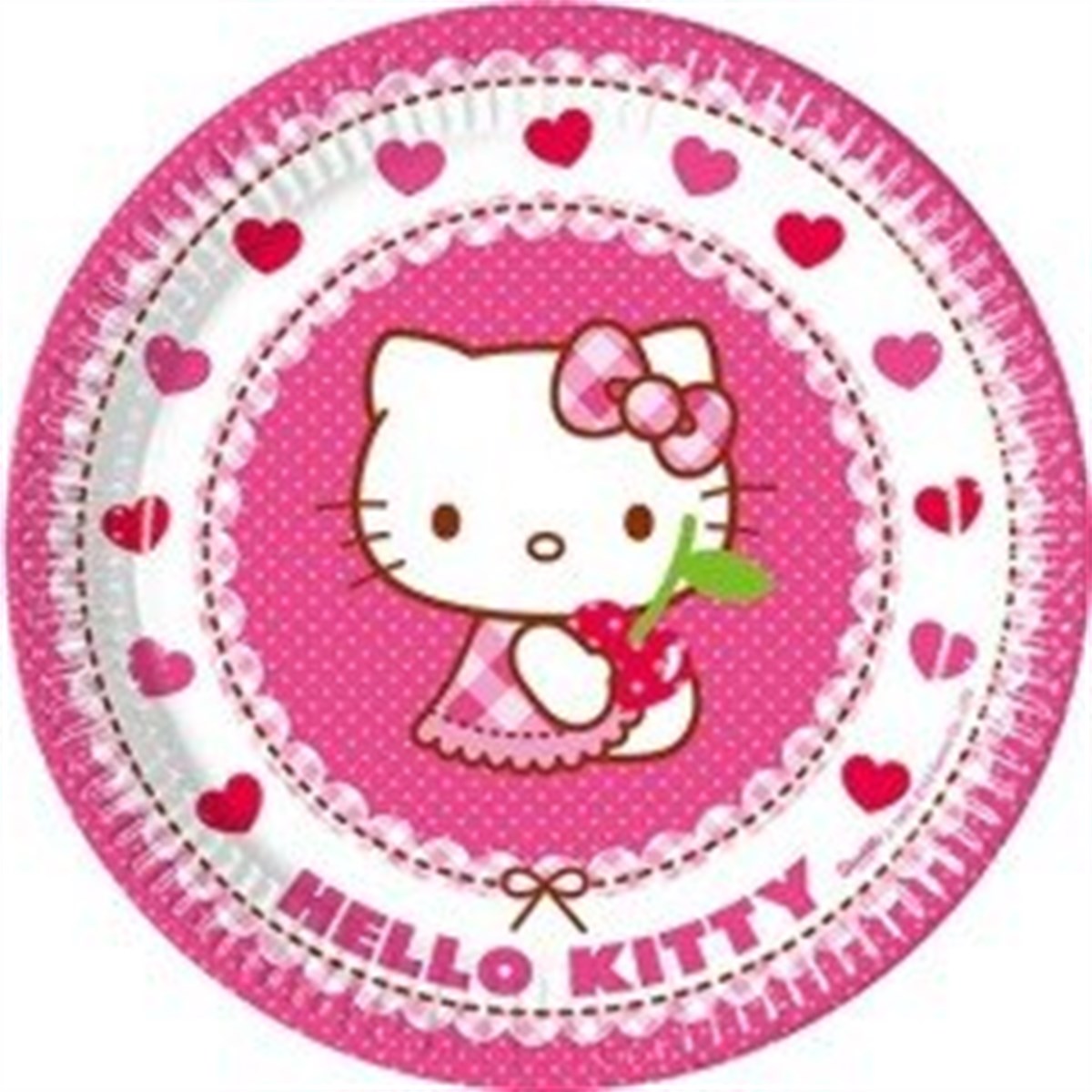 Kağıt Tabak Hello Kitty 23cm