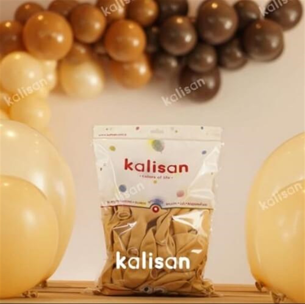 Makaron BalonlarMakaron Balon Karamel 100 'lü PaketKALİSAN