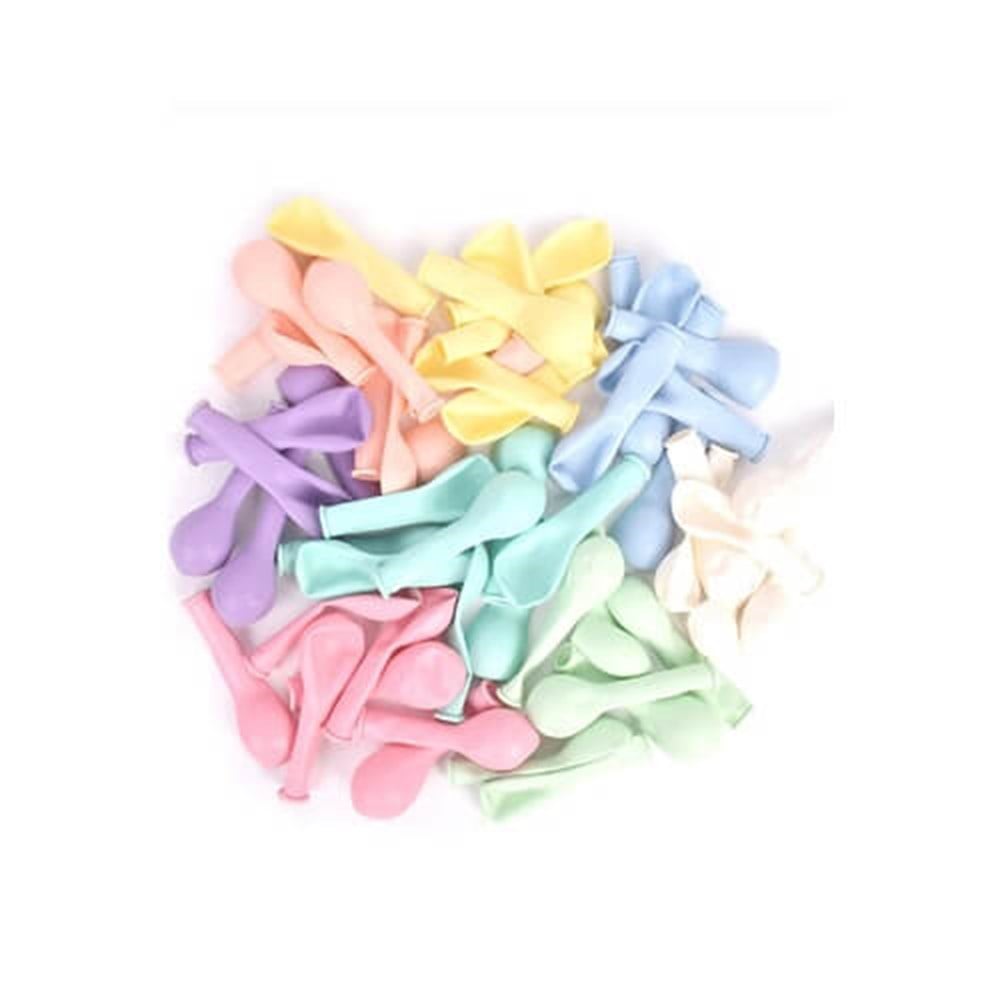 Makaron BalonlarMakaron Balon Karışık Mini Boy 100 'lü PaketKALİSAN