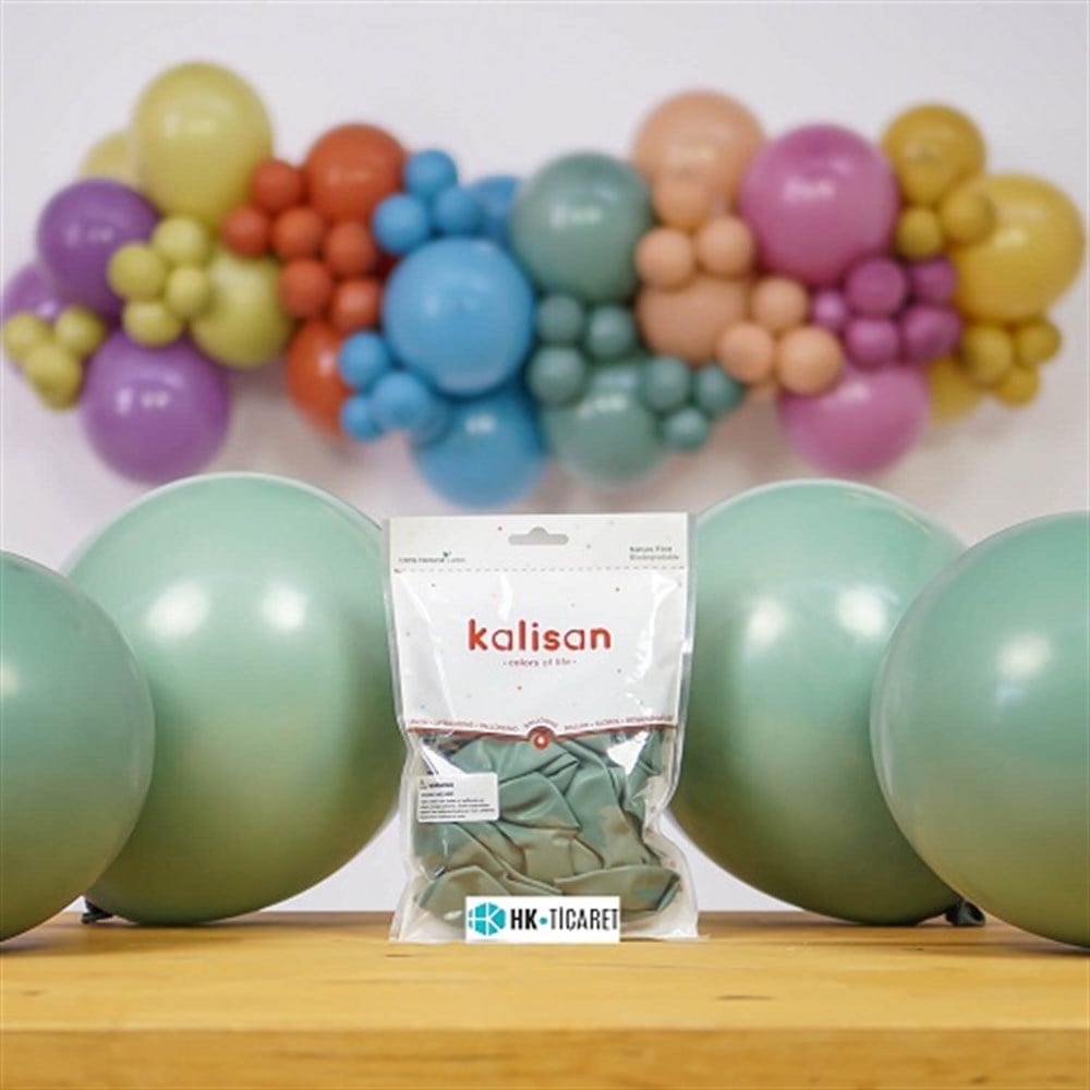 Retro BalonlarRetro Balon Ada Çayı 12 inç 100 AdetKalisan