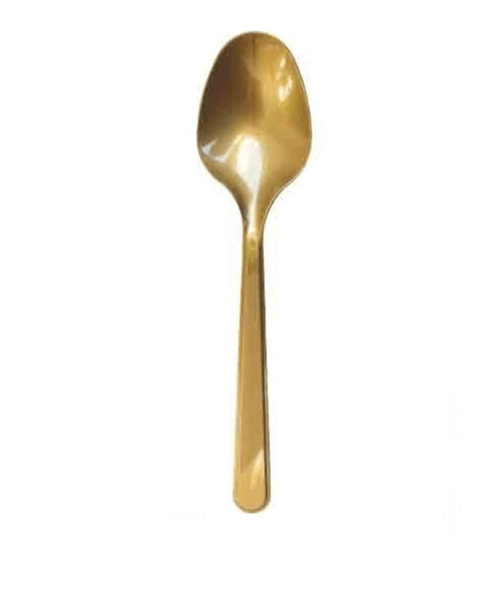 Plastik Kaşık Gold Altın 25 'liKaşıklar