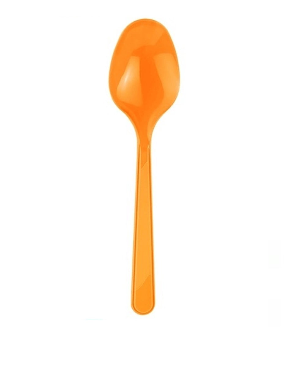 Plastik Kaşık Turuncu 25 'liKaşıklar