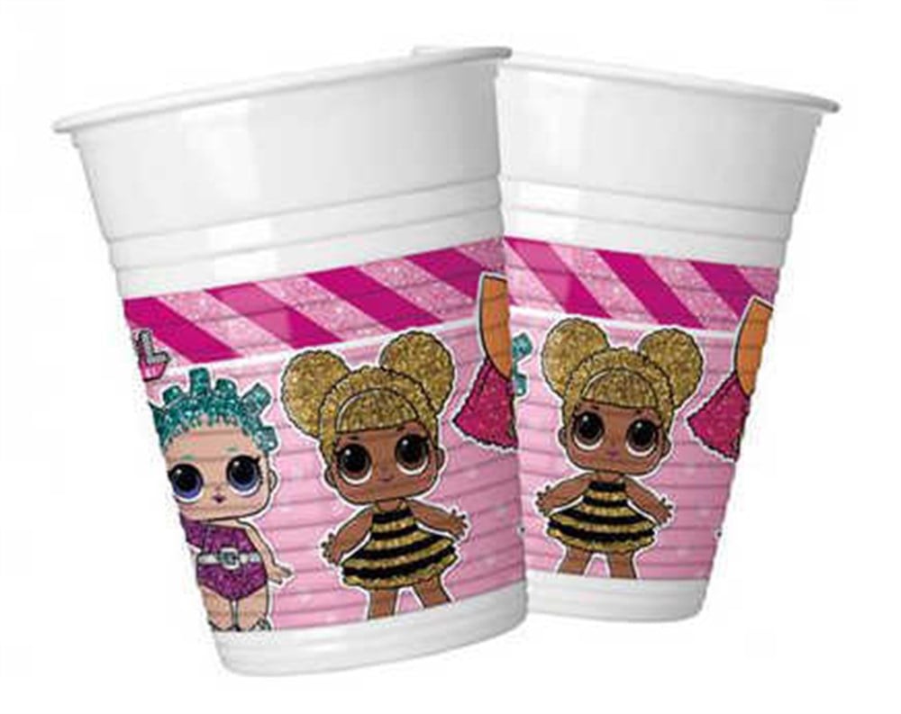 Plastik Bardak LOL Suprise Lisanslı Plastik Bardaklar