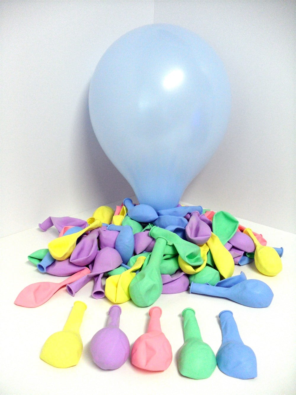 Makaron Balon Mavi 100 'lü PaketMakaron Balonlar