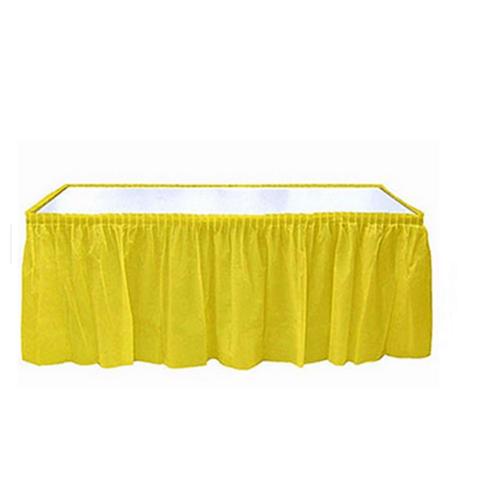 Roll-Up Plastik Masa Eteği SarıMasa Eteği