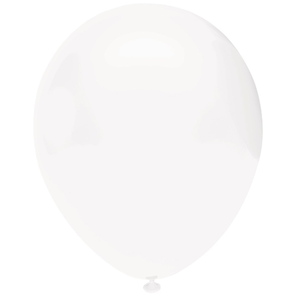 Mat Balon Beyaz Dekorasyon BalonuMat Balonlar