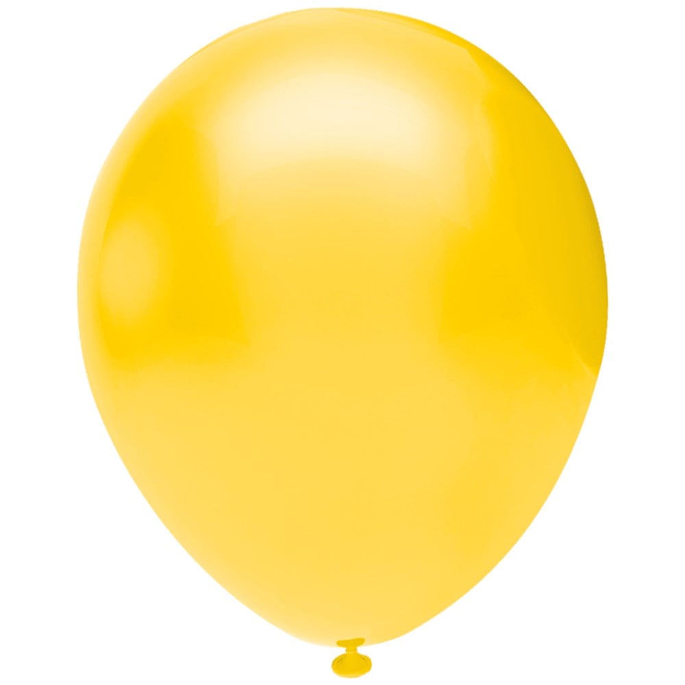 Mat Balon Koyu Sarı Dekorasyon BalonuMat Balonlar