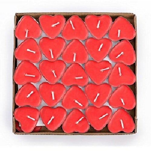 Mum Kalp Kırmızı Kokulu 25'li