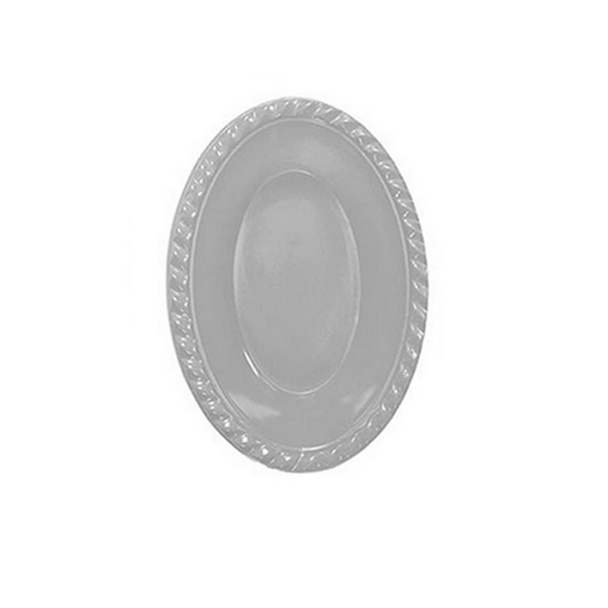 Plastik Kase 11cm Gümüş