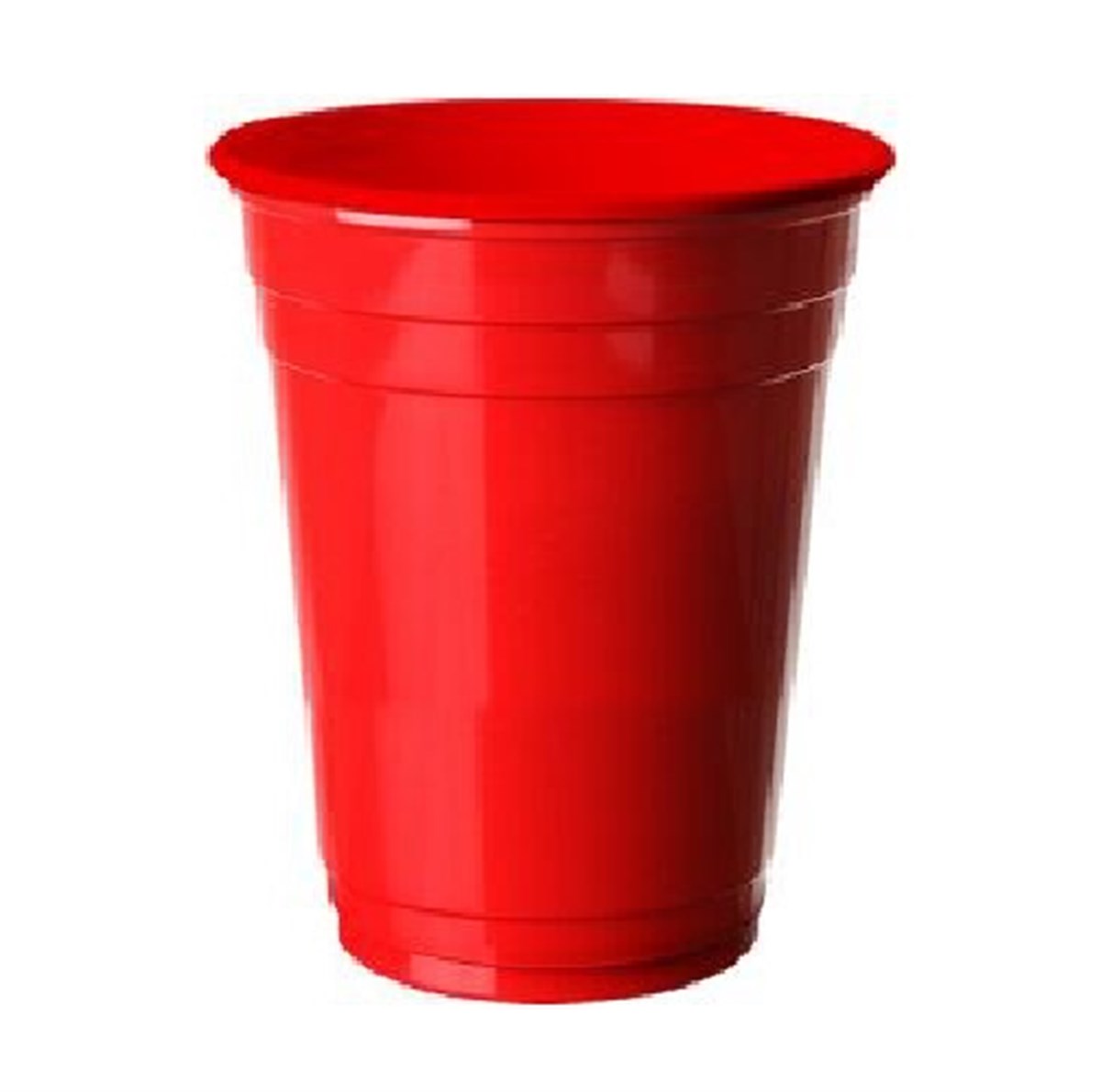 Plastik Meşrubat Bardağı Büyük Kırmızı