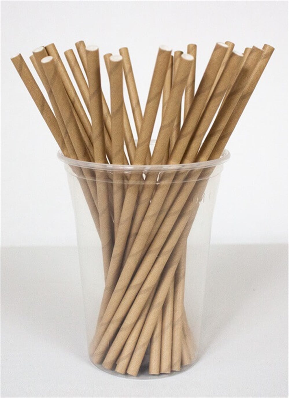 Aksesuarlar ve HediyeliklerKağıt Pipet 25'li Kraft RenkRoll Up