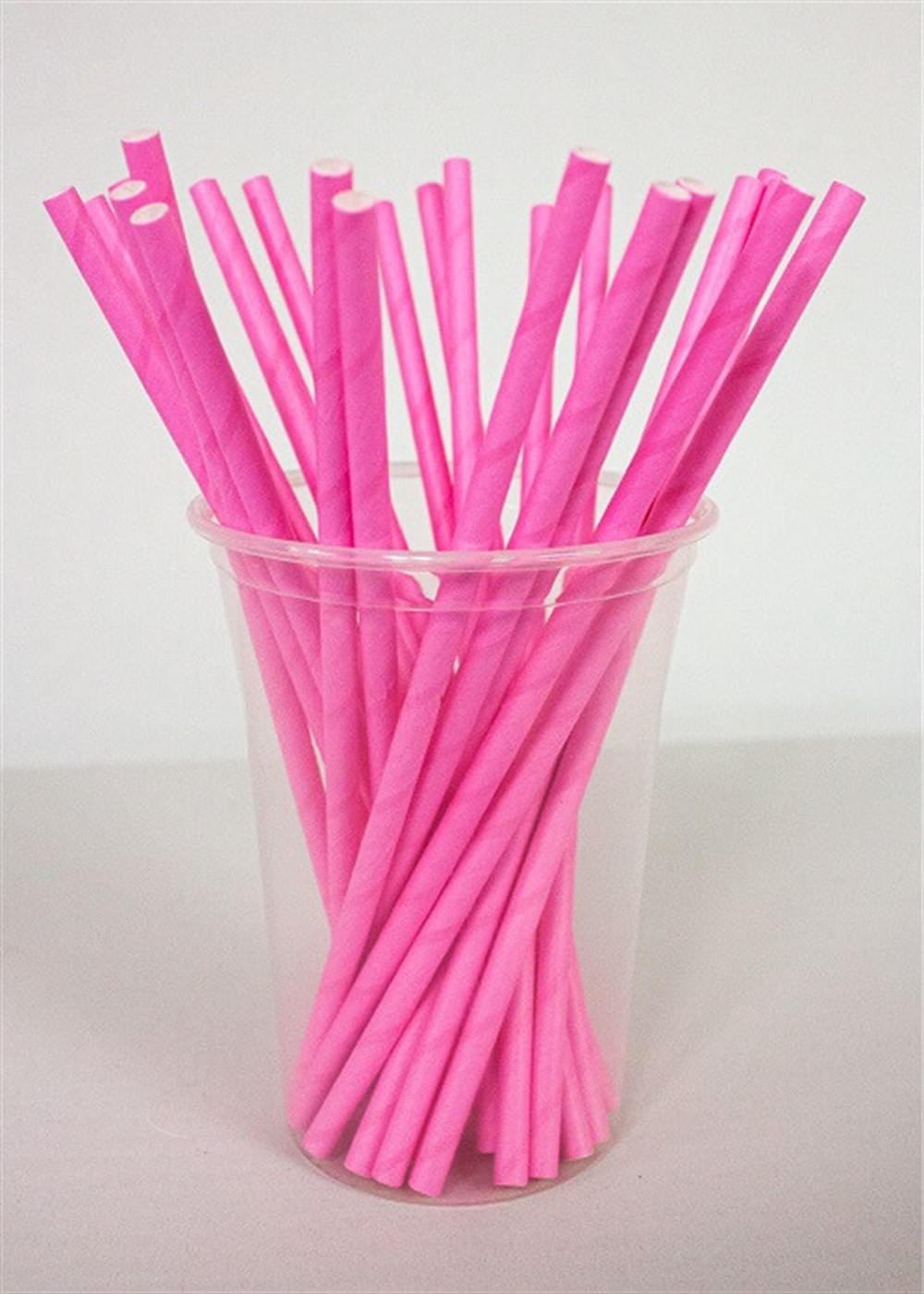 Aksesuarlar ve HediyeliklerKağıt Pipet 25'li Pembe RenkRoll Up