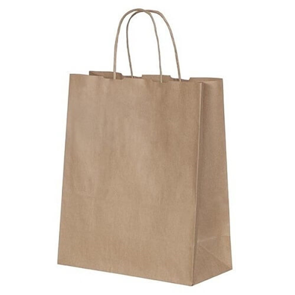 31x41 Karton ÇantalarRoll Up Büküm Saplı Çanta 31x41cm KraftRoll Up