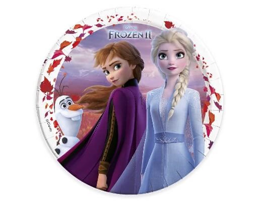 Lisanslı TabaklarTabak Karton FrozenII 23cmRoll Up