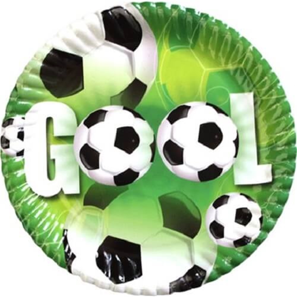 Desenli TabaklarTabak Karton Gool 23cmRoll Up