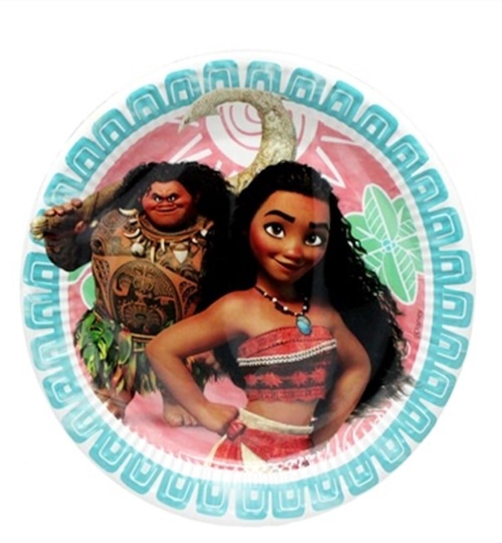 Lisanslı TabaklarTabak Karton Moana 23cmRoll Up