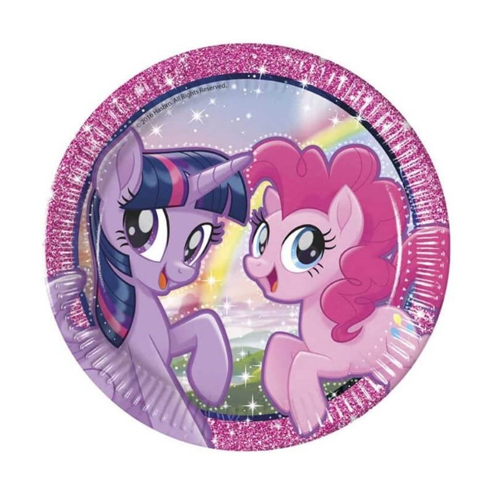 Lisanslı TabaklarTabak Karton Rainbow Pony 23cmRoll Up