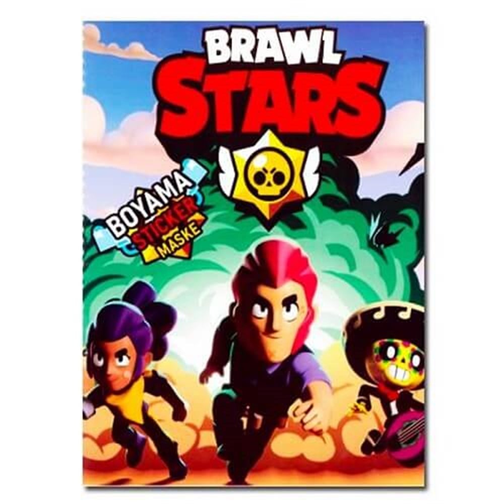 Aksesuarlar ve HediyeliklerBrawl Stars Boyama Kitabı - Sticker ve MaskeliYerli Üretim