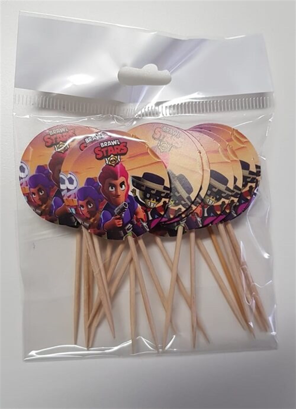 Kürdan ÇeşitleriBrawl Stars Konsept Parti Cupcake Kürdan 20'liYerli Üretim