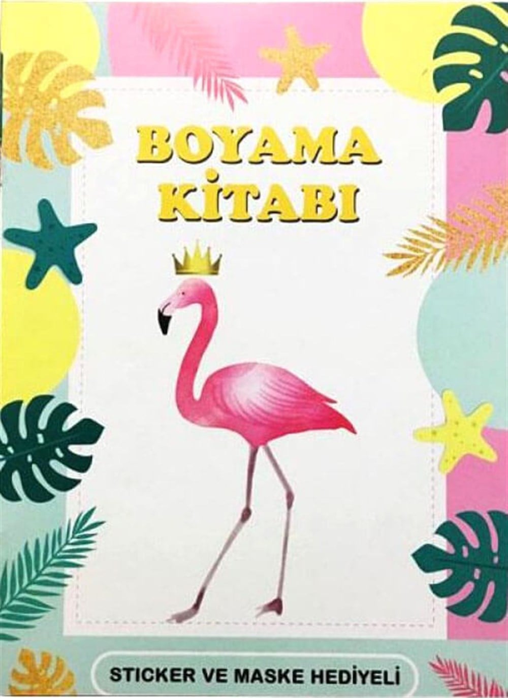 OyuncakFlamingo Boyama Kitabı - Sticker ve askeliYerli Üretim