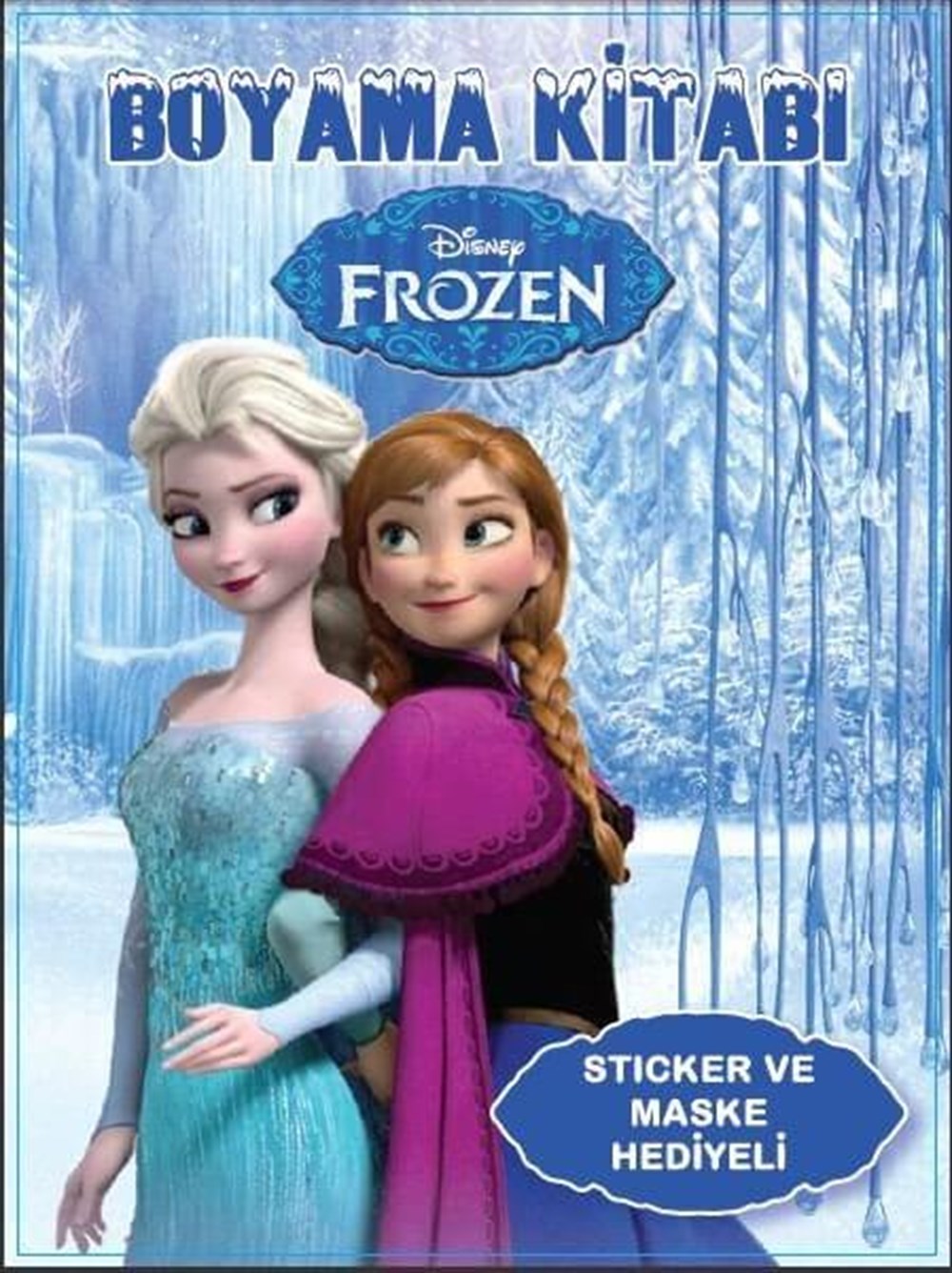 OyuncakFrozen Elsa Karlar Ülkesi Boyama Kitabı - Sticker ve askeliYerli Üretim