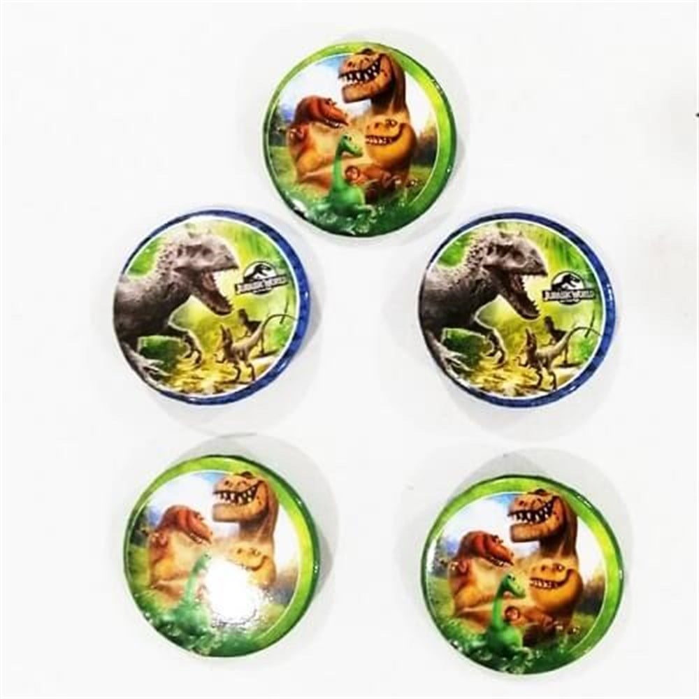 Aksesuarlar ve HediyeliklerJurassic Dinazorlar Temalı Metal Rozet 20'liYERLİ ÜRETİM