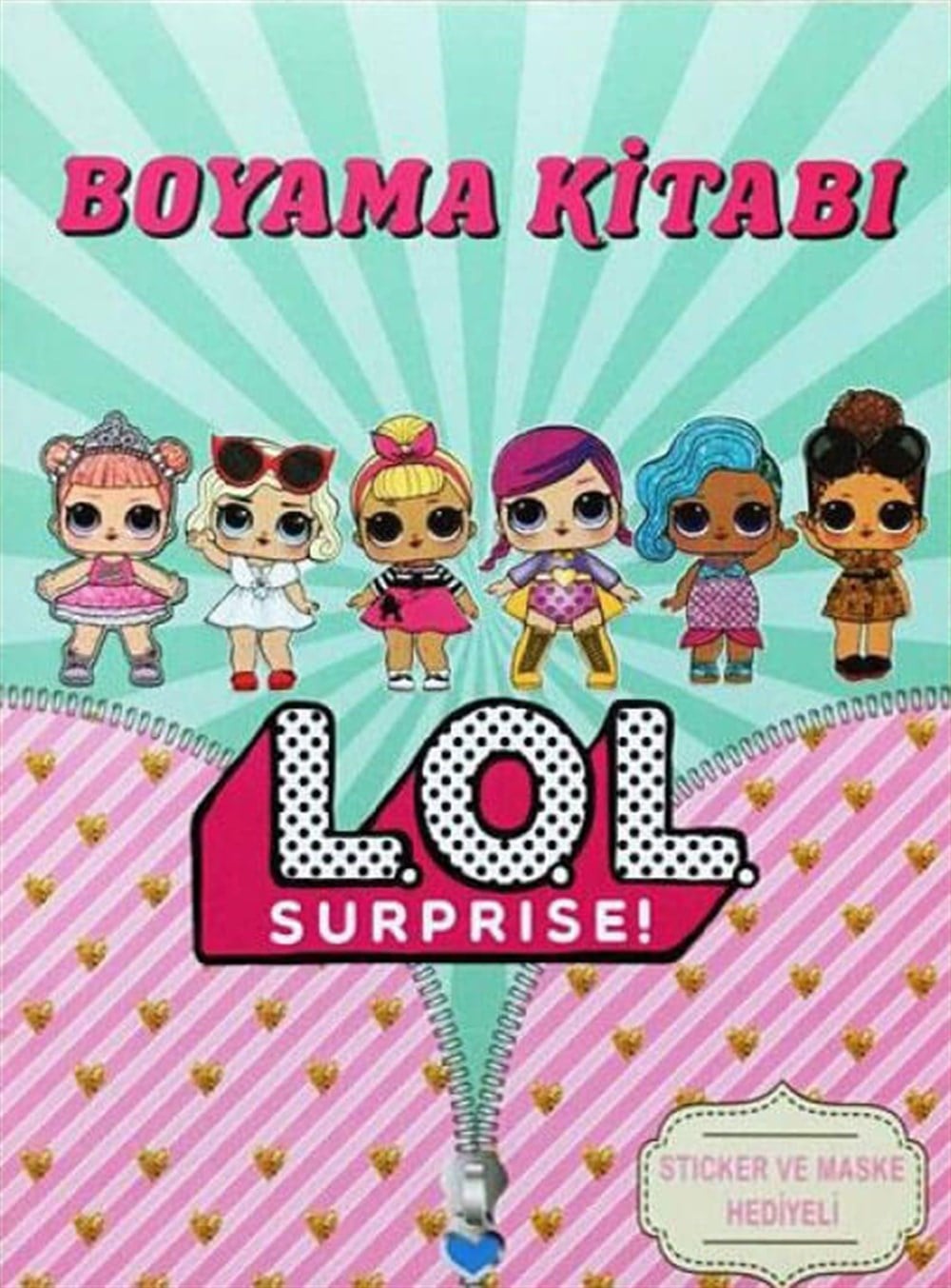 OyuncakLol Bebek Boyama Kitabı - Sticker ve askeliYerli Üretim