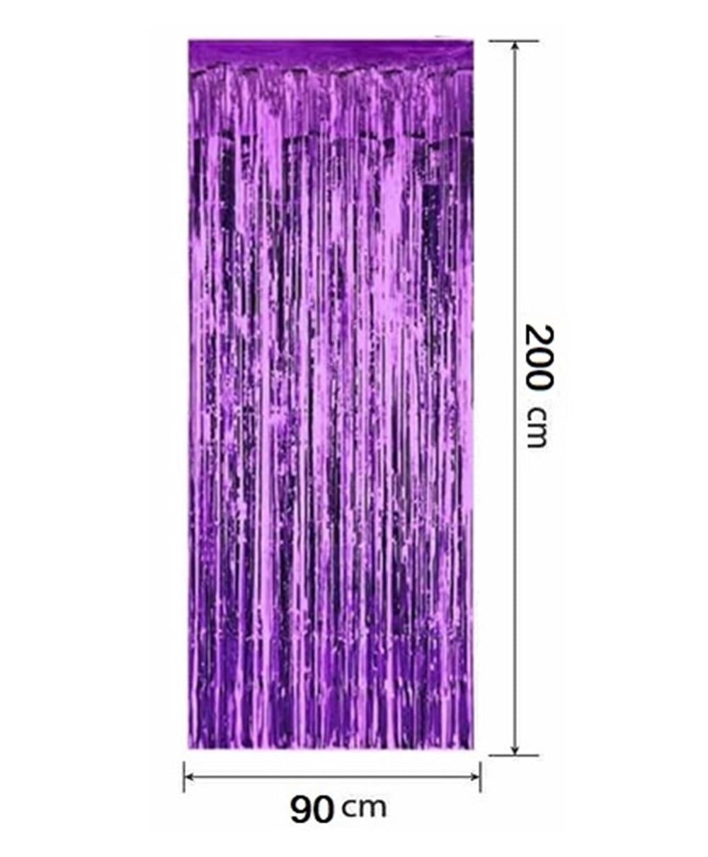 Kapı Perdesi Arka FonlarMetalize Arka Fon Kapı Perdesi 90x200cm MorYERLİ ÜRETİM