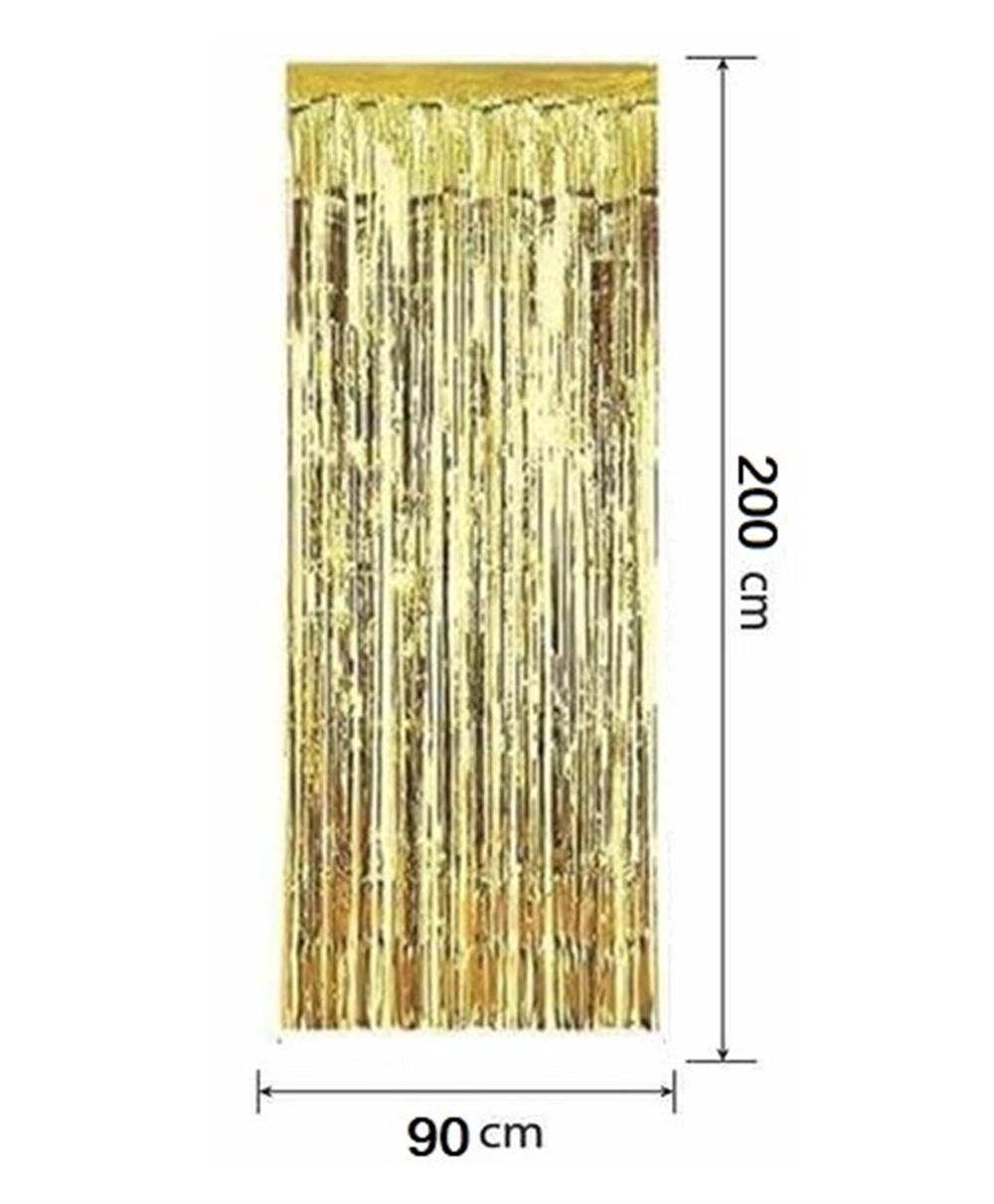 Kapı Perdesi Arka FonlarMetalize Arka Fon Kapı Perdesi 90x200cm GoldYERLİ ÜRETİM